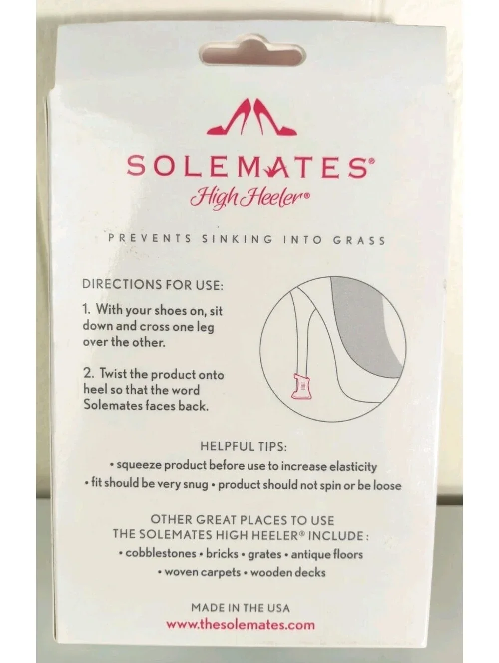 3 Sizes Solemates Complete Collection High Heel Protectors #29995 Kit Clear NEW